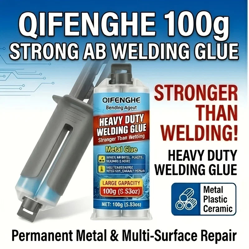 100g Heavy-Duty Welding Glue | High Temp Metal Repair Adhesive Repair Adhesive Gel Oasis Select