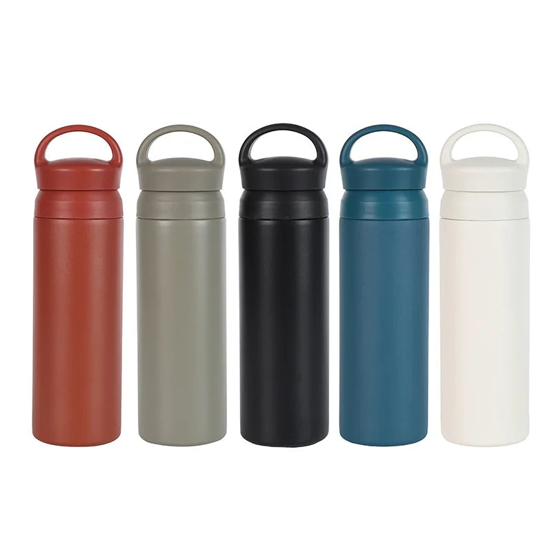 17Oz Double Wall Vacuum Insulated Water Bottle with Handle - Double Insulated Coffee Mug, Keeps Drinks Cold or Hot for Hours Oasis Select