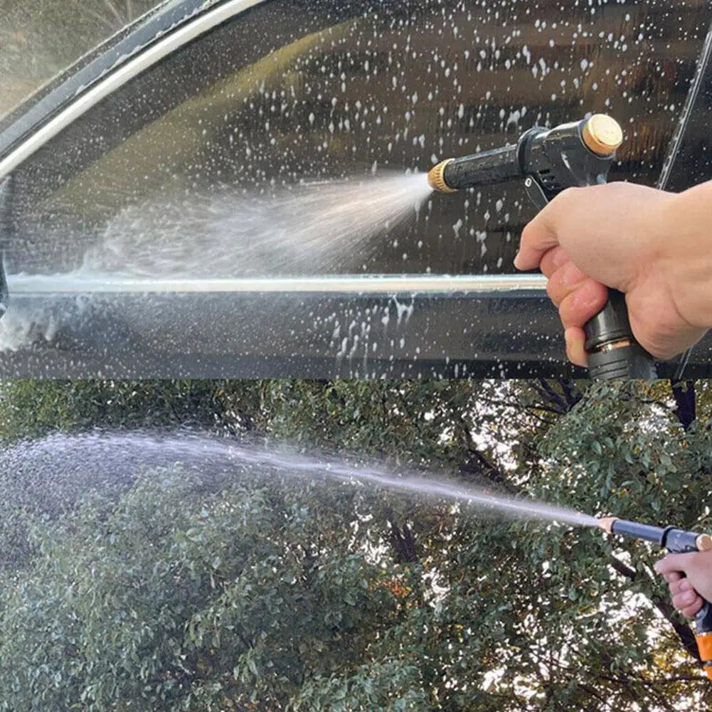 High-Pressure Garden Hose Spray Nozzle – Multi-Pattern Washer