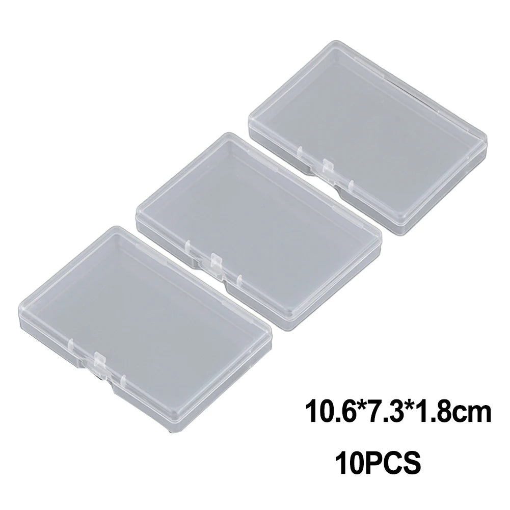 10Pack PP Plastic Rectangular Flat Box Transparent Design Storage Box Convenient To Locate And Retrieve Items Oasis Select 3 China Mainland