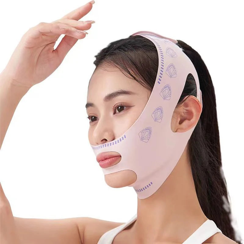 Breathable V Face Band Cheek Lift Up Face Thin Mask Reduce Double Chin V Line Face Shaping Bandage Anti Wrinkle Face Bandage Oasis Select