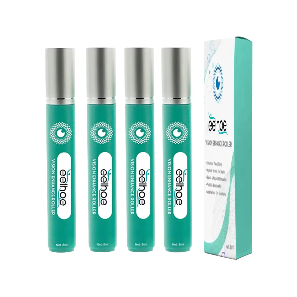 Eye Serum and Massage Roller to Relax the Eyes, Relieve Dryness and Fatigue, And Provide Eye Care Massage Eye Care Oasis Select 4pcs