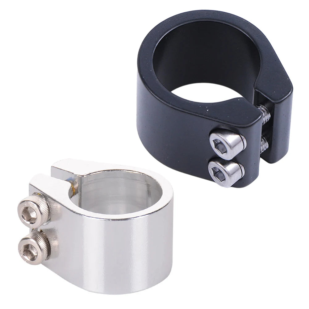 Brand New Seatpost Clamp 1 Pcs Accessories Black/silver Double Layer Easy To Install For 31.8mm/34.9mm Diameter Oasis Select