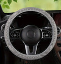 Universal Car steering wheel cover summer ice silk breathable non-slip no inner ring elastic mesh handlebar cover Accessories Oasis Select GRAY