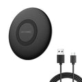For Samsung QI Wireless Fast Charger Pad For Galaxy S20 S21 S22 S23 S24 S10 S9 S8 Plus Note 20 Ultra 10 9 8 Z Flip Fold 6 5 4 3 Oasis Select black