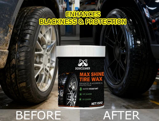 Tire Polish Black Enamel Paste – Quick-Dry Shine Restorer Tire & Trim Polish Oasis Select
