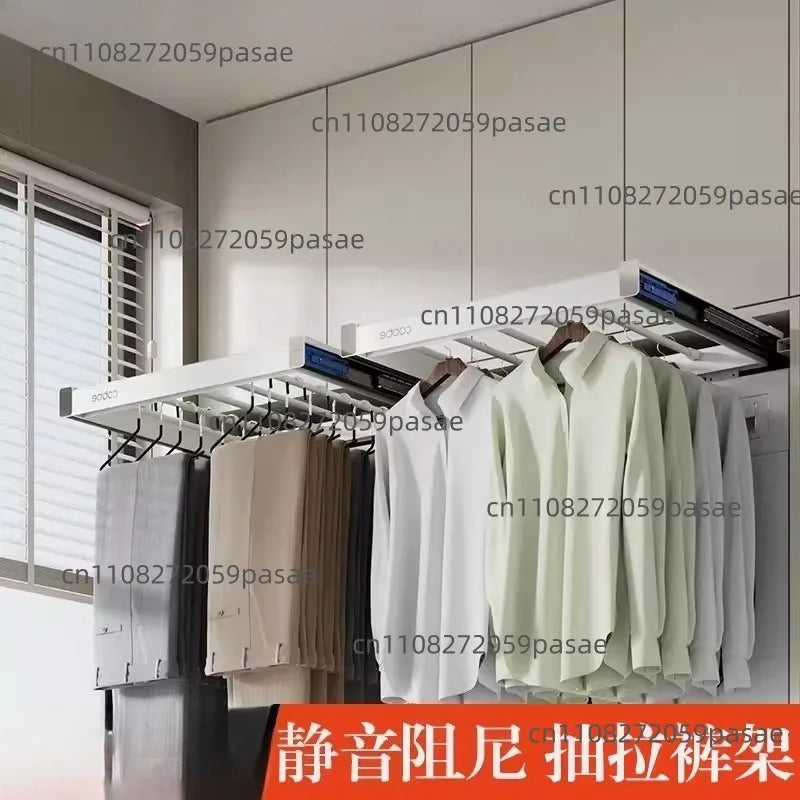 Washing Machine Invisible Drying Rack Balcony Hidden Pull-up Pants Rack Oasis Select