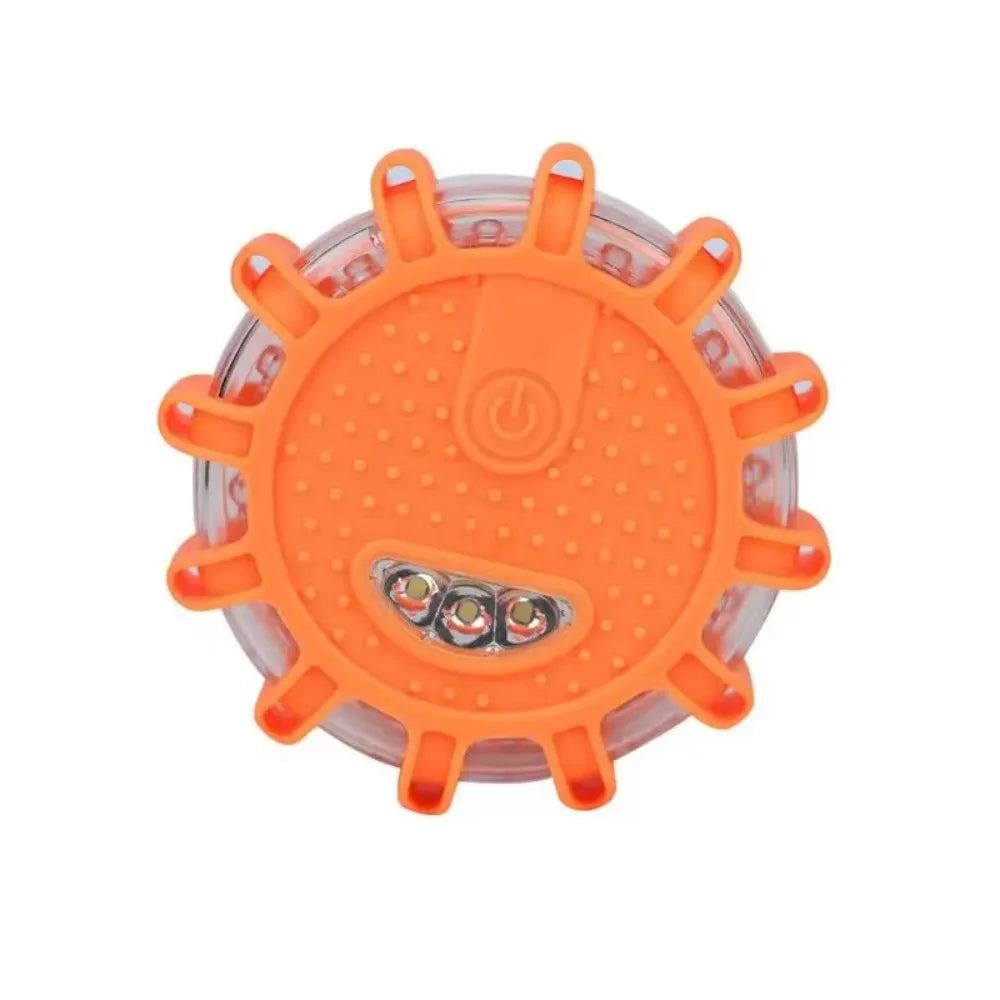 Magnetic Base Magnetic LED Strobe Light Flashing Mode Warning Signal Warning Light Safety LED Strobe Emergency Light Oasis Select Orange