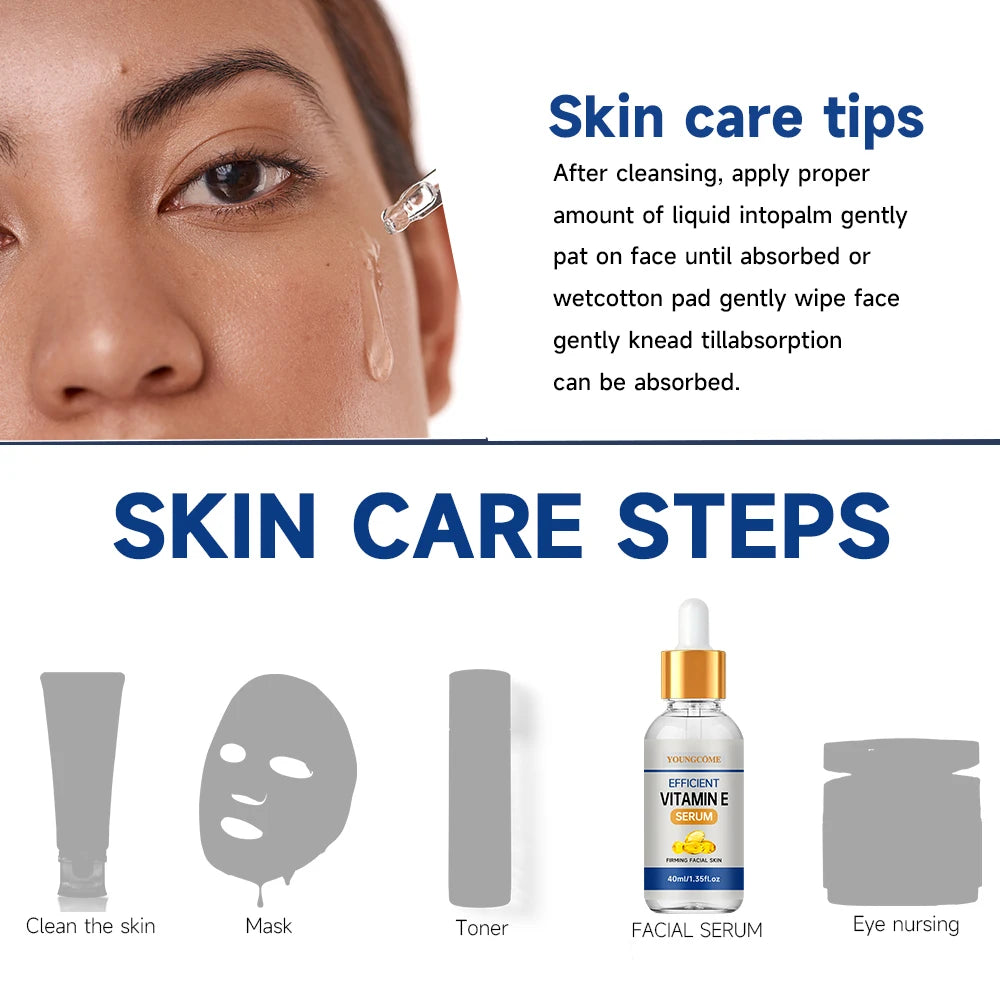 YOUNGCOME Vitamin E Face Serum – Brightening & Pore Care