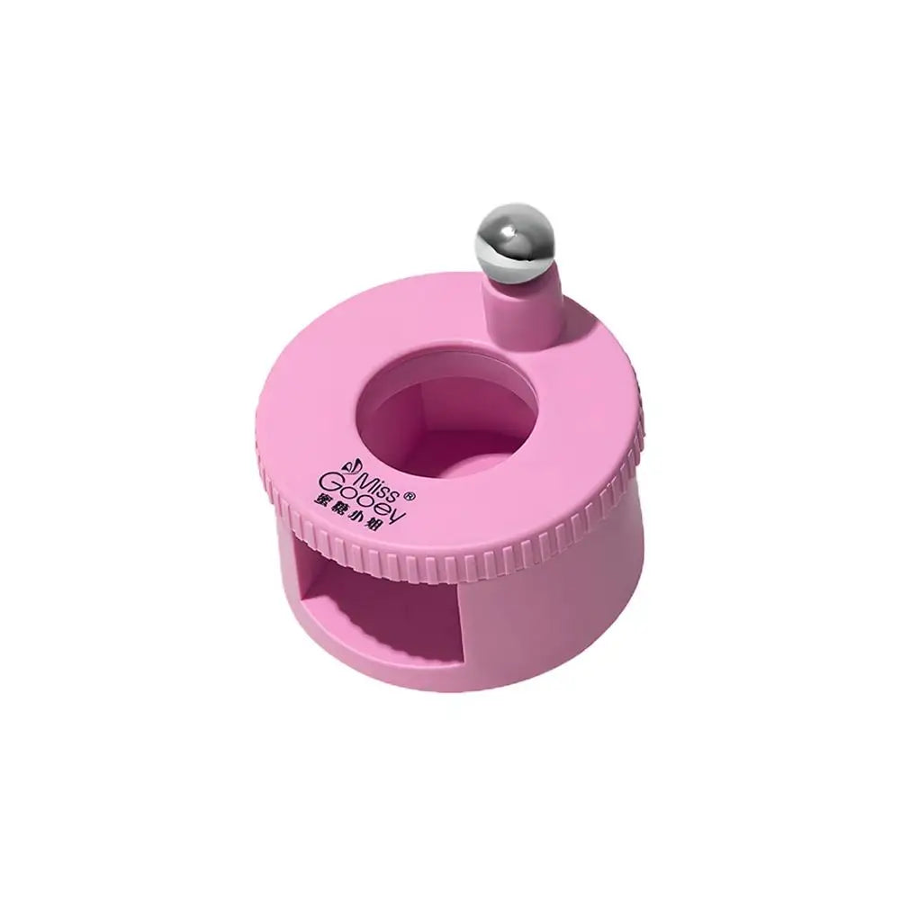 Rotating Cat Eye Magnet for Nails, Automatic Glass Bead Nail Magnet Spinner, Magnetic Gel Polish Guide Tool Nail Art Salon & DIY Oasis Select pink