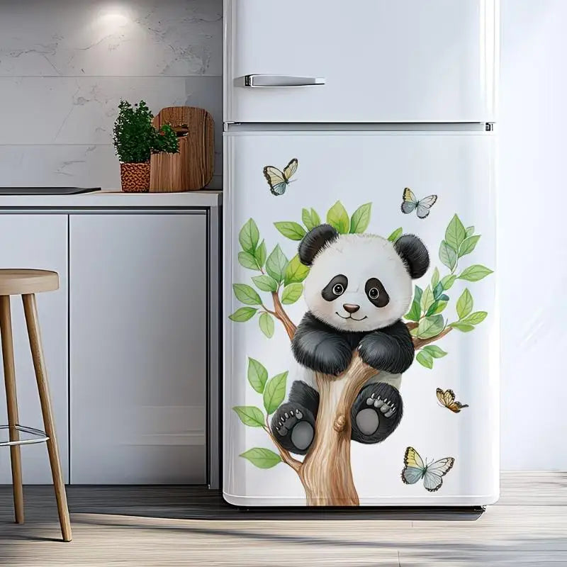 Cool Summer Watermelon Drink Wall Sticker Kitchen Refrigerator Decorative Decal Self-Adhesive Waterproof Removable Home Decor Oasis Select A2