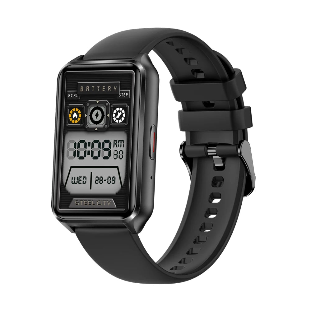 New 1.57" Blue Tooth Call Men Women Smartwatch 100+ Sport Modes Smart Watch Health Heart Rate Music Waterproof Voice assistant Oasis Select BKBKS