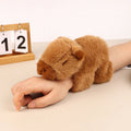 Kawaii Capybara Animal Slap Snap Wrap Wristband Bracelet Capybara Plush Hand Ring Wristband Toys Birthday Elegant Present Oasis Select 1pcs