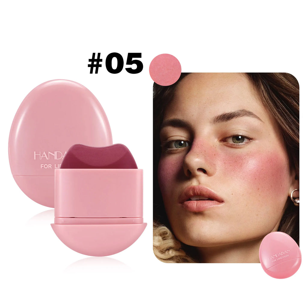 HANDAIYAN 2-in-1 Cream Blush Stick – Lip & Cheek Waterproof