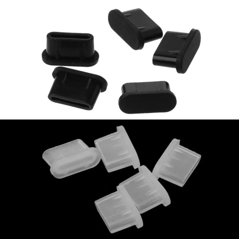 Cover Wire Protection Cap Dustproof Cover Cap USB Charging Port Protector USB Type-c Cable Type-C Dust Plug Anti Dust Plugs Oasis Select