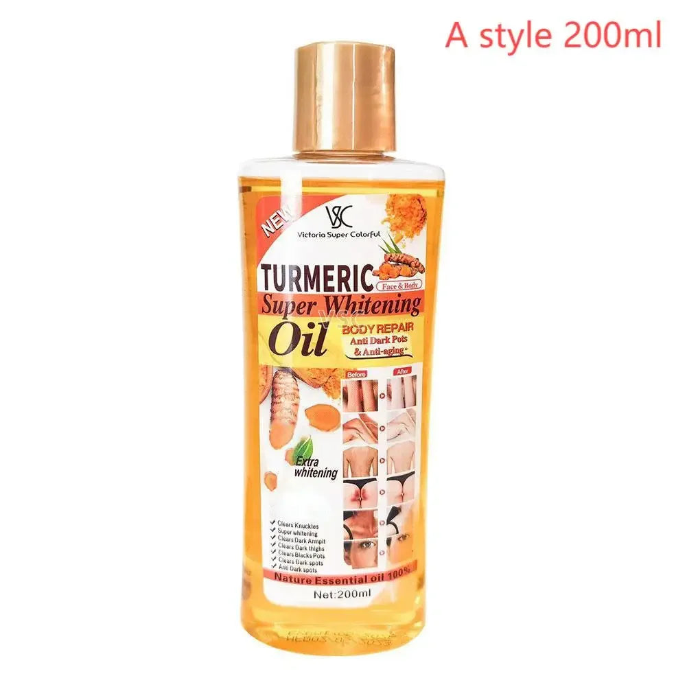 Turmeric Essential Oil 200ml – Face & Body Massage Moisturizer