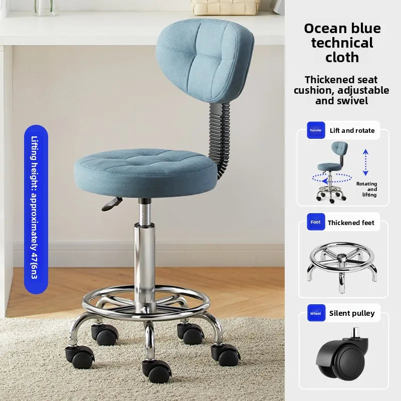 Makeup Stool Writing Study Chair Laboratory Pulley Office Chair Computer Chair Lifting Desk Chair Oasis Select 9