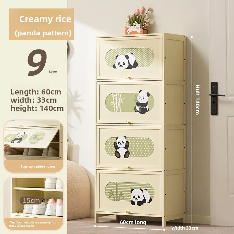 Shoe cabinet Household door Entry door Aisle locker Integrated storage against the wall Multi-layer porch cabinet Oasis Select Nine floors 60