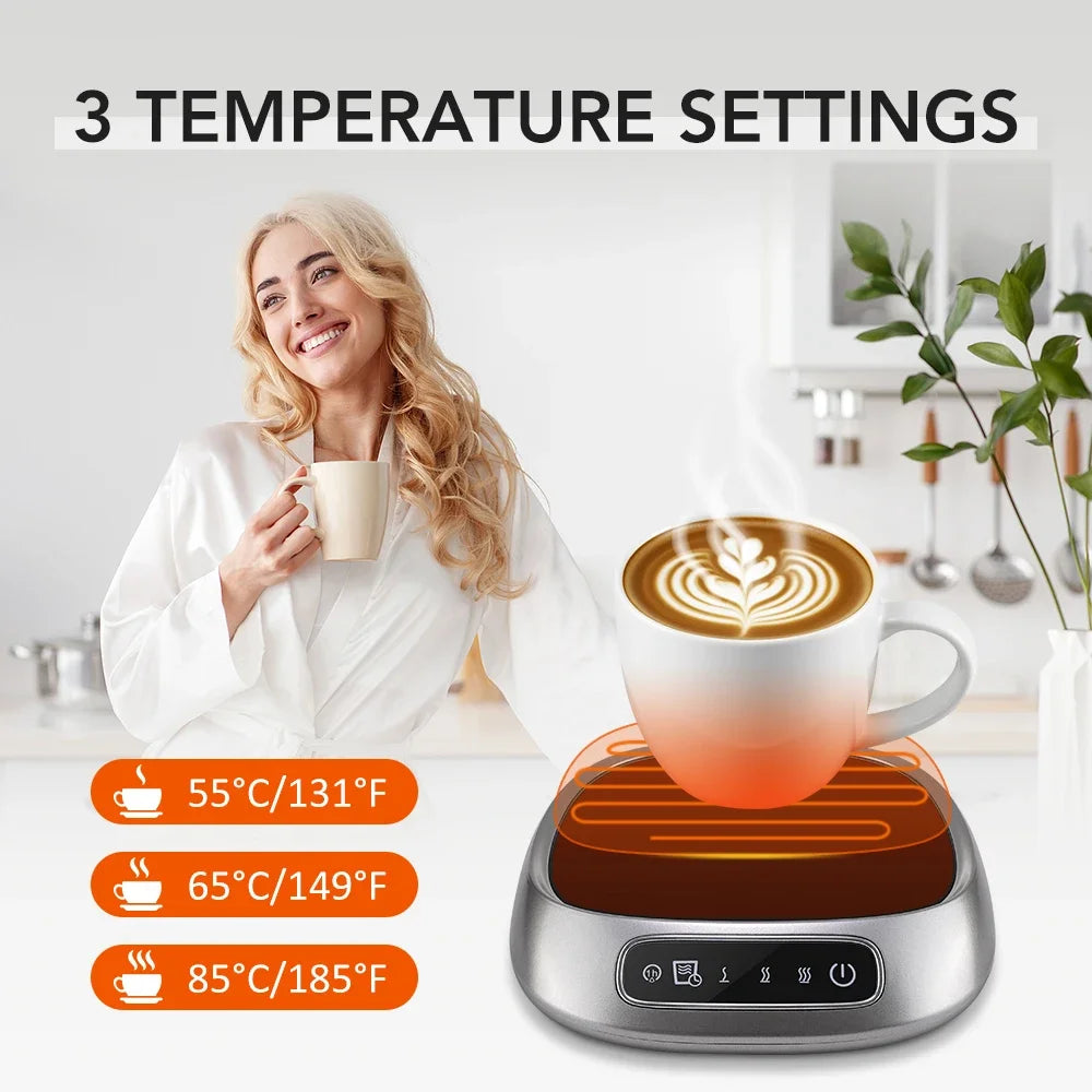 USB Coffee Mug Warmer – 3-Temp Smart Heating Coaster