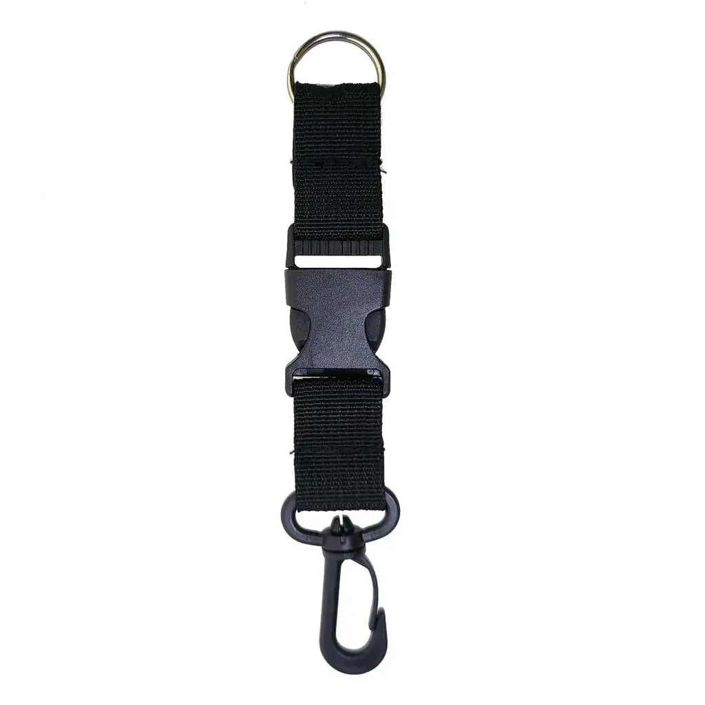 Scuba Diving Quick release Lanyard Clip Spearfishing Free Diving BCD Webbing Lanyard Holder Strap Oasis Select 1 Piece