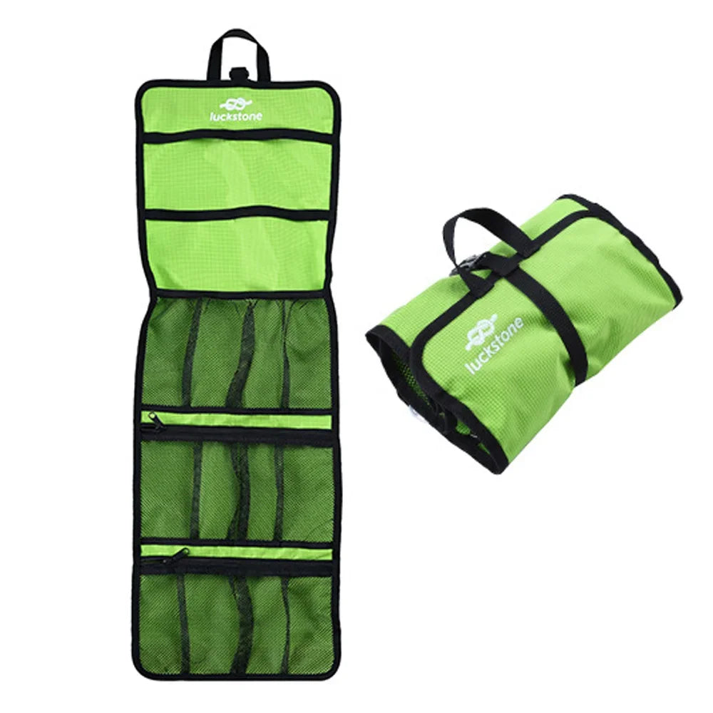Rock Climbing Storage Bag Gear Equipment Organized Storage Bag Carabiner Organized Bag Oasis Select Green