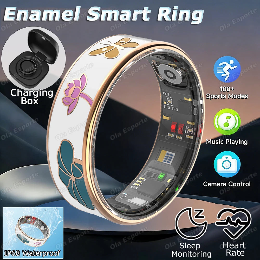 Smart Health Ring – Heart Rate, Sleep & SpO2 Monitor