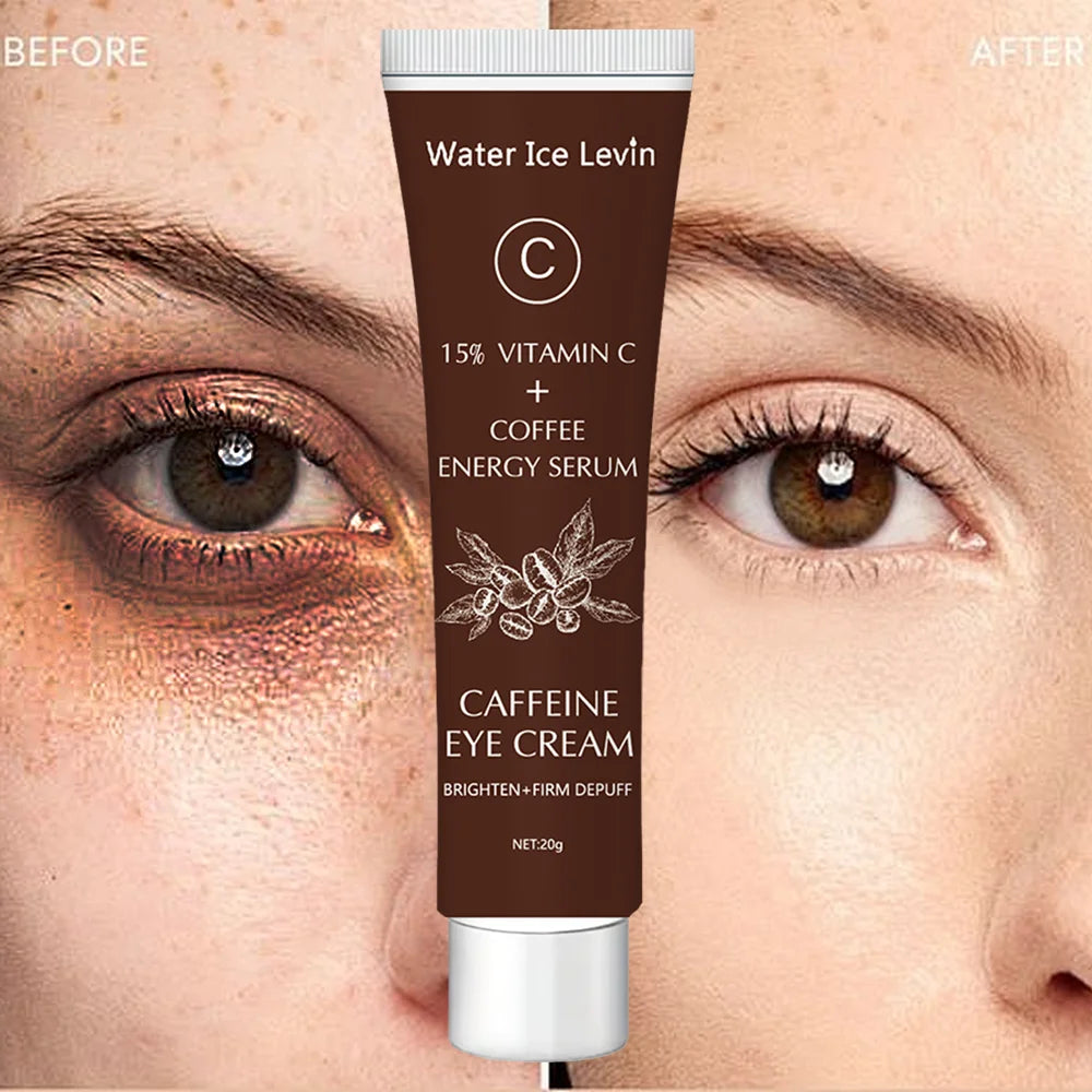 Caffeine & Vitamin C Eye Cream – Dark Circles & Firming Eye Serum Cream Oasis Select