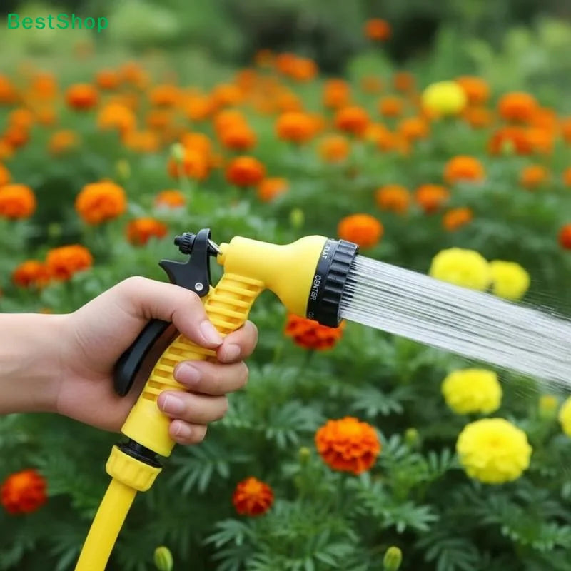 Thumb Control Garden Hose Nozzle Sprayer | Adjustable Flow