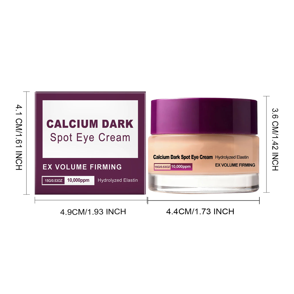 Calcium Dark Spot Eye Cream Collagen Boosting Wrinkle Smoothing Anti-Aging Firming Eye Cream for Wrinkles Puffiness Hydrating Oasis Select 15g Boxed