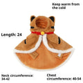 Tiger Cape, Winter Warmth and Fleece Vest for Cats and Dogs New Year's Festive Pet Clothes Oasis Select Within 5 kilograms