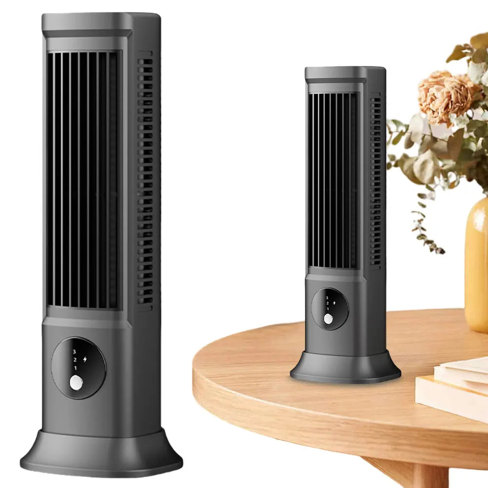 Tower Fan USB Rechargeable Portable Table Fan Quiet Cooling Personal Fan for Bedroom Home Office Oasis Select
