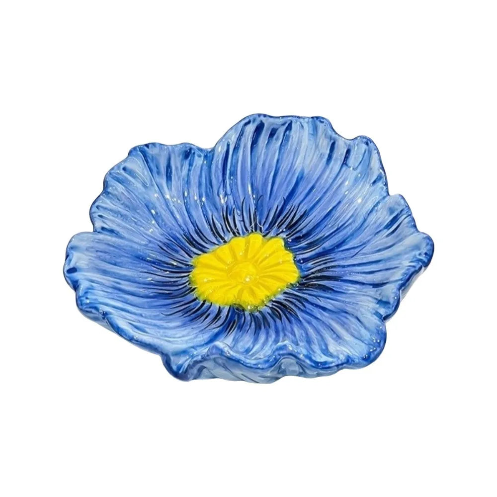 Petal Shaped Ceramic Soap Dish & Jewelry Tray | Decorative