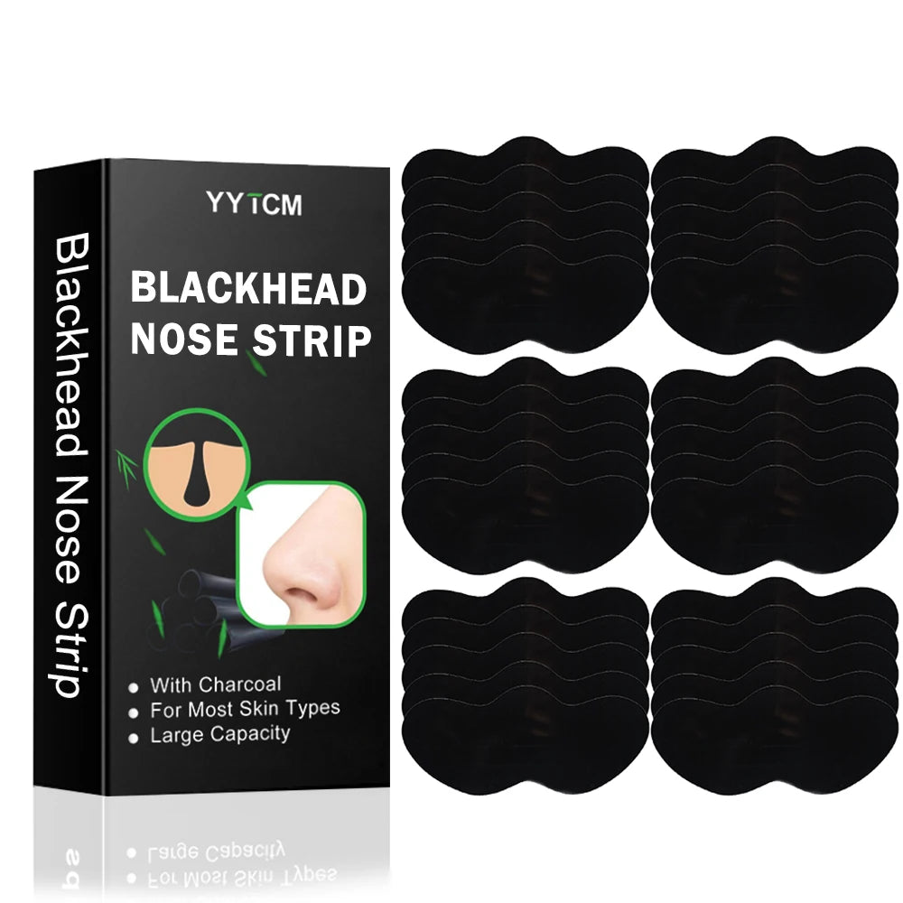 Large Size Black Nose Strips Bamboo Charcoal Blackhead Remover Deep Cleansing Pore Strips for Nose Care 5/10/15/20/30/50/100pcs Oasis Select 30pcs with box 1