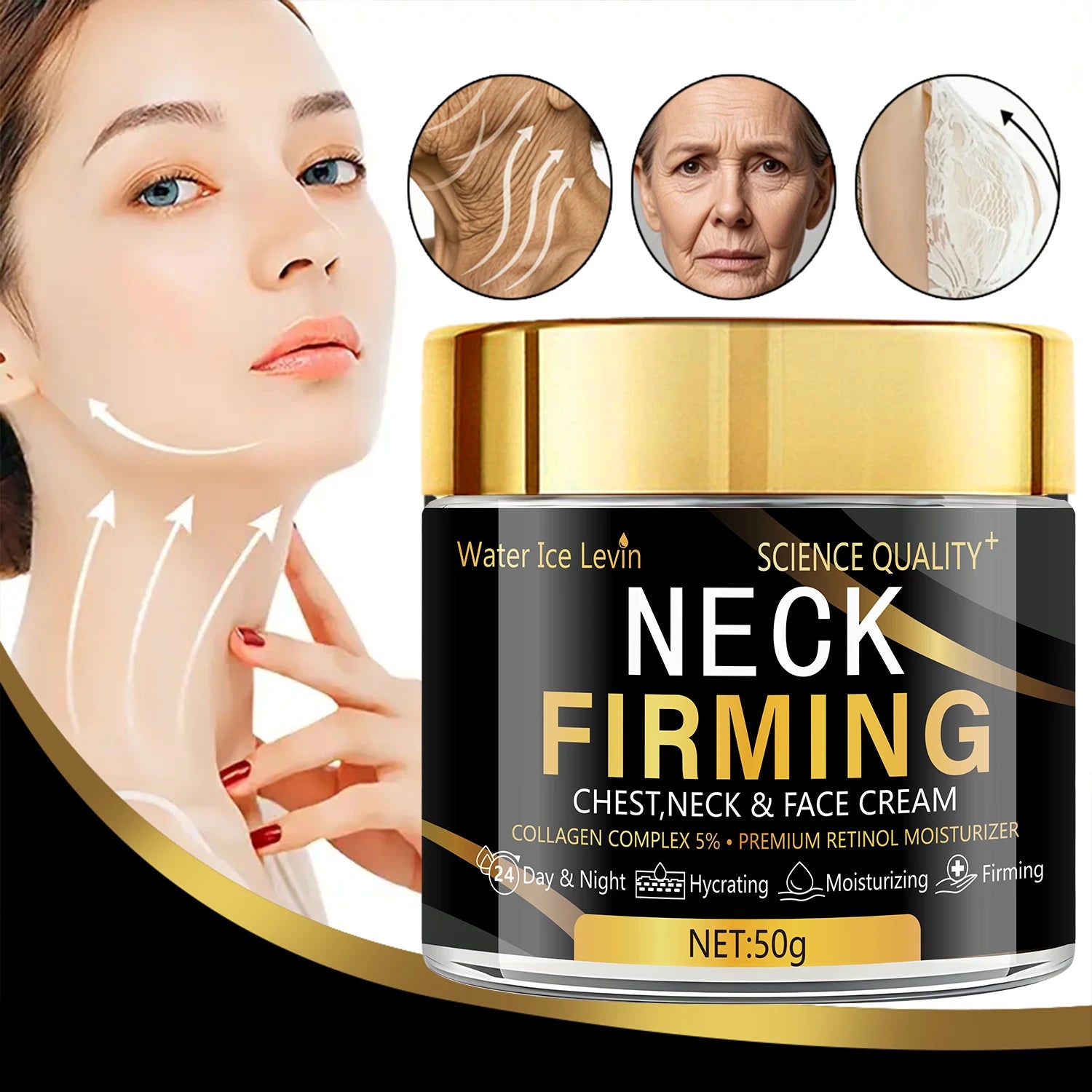 Water Ice Levin Collagen Retinol Cream – Face, Neck & Chest Collagen Retinol Cream Oasis Select