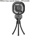 URGGU 5000mAh Portable Octopus Fan – Stroller, Camping & Desk