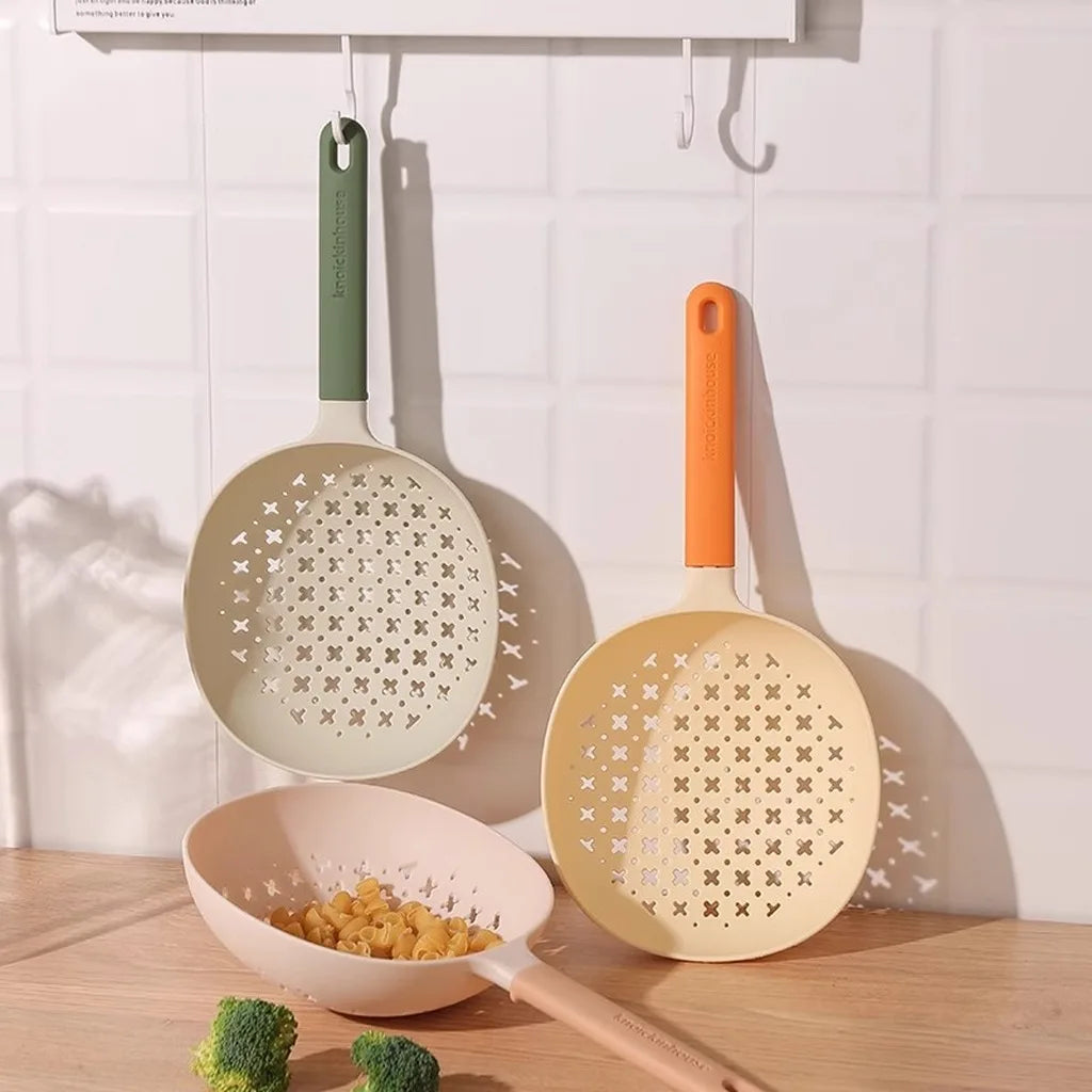 Food-Grade Nylon Colander Strainer | Heat-Resistant Kitchen Scoop