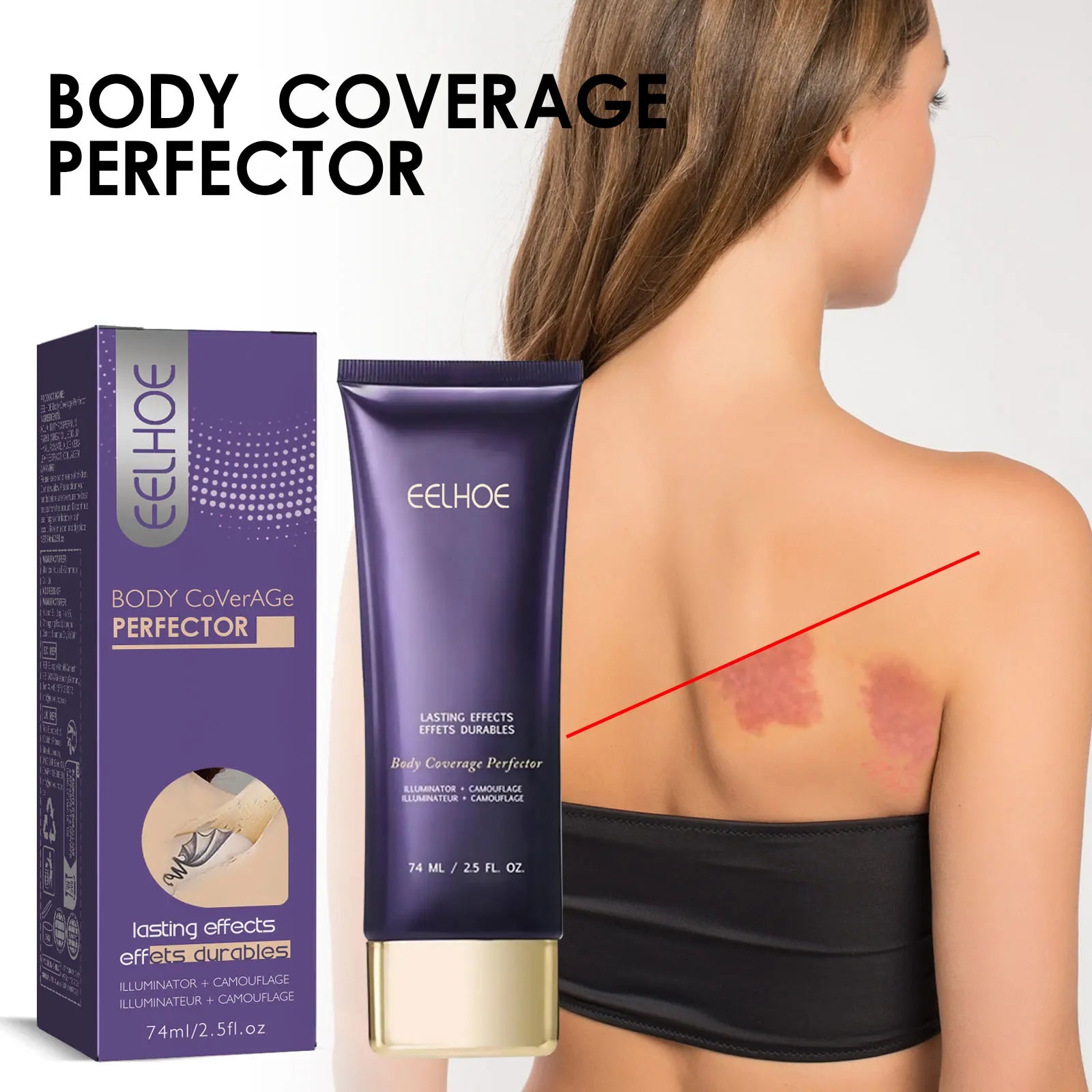 EELHOE Body Concealer Cream – Tattoo, Scar & Birthmark Cover Body Concealer Cream Oasis Select