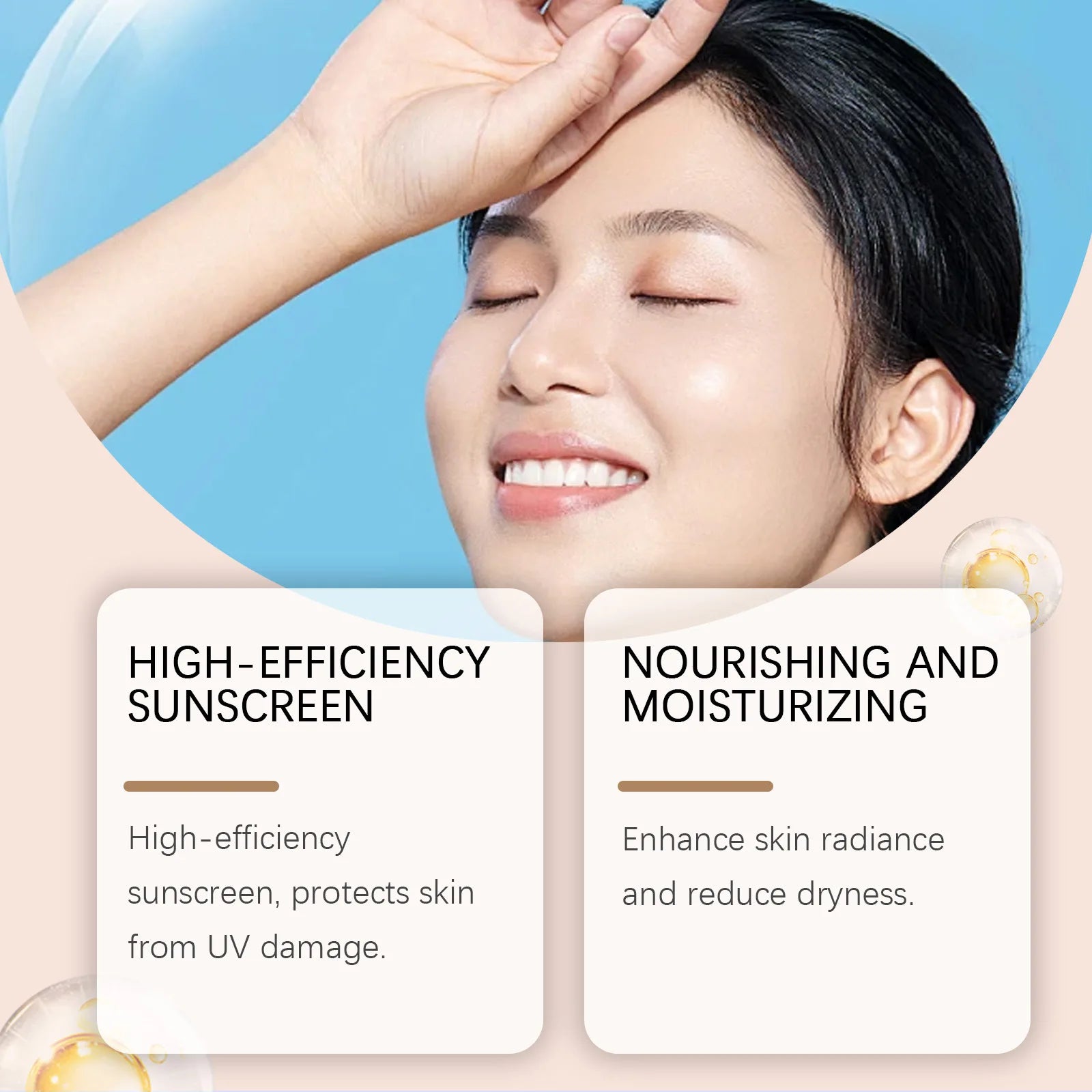 Tinted BB Cream with SPF 30 Full Coverage Invisible Pores Acne Brightening Niacinamide Nude Makeup Facial Foundation Waterproof Oasis Select