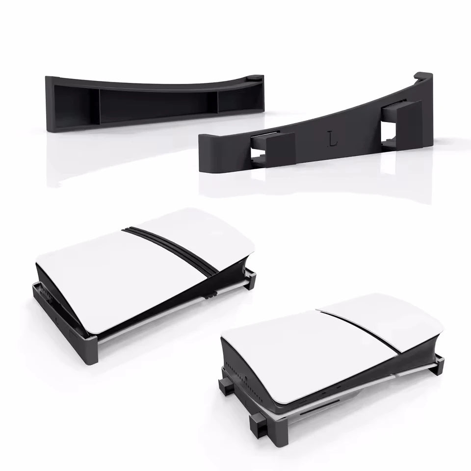 PS5 Slim & Pro Horizontal Stand – Sturdy ABS Console Cradle