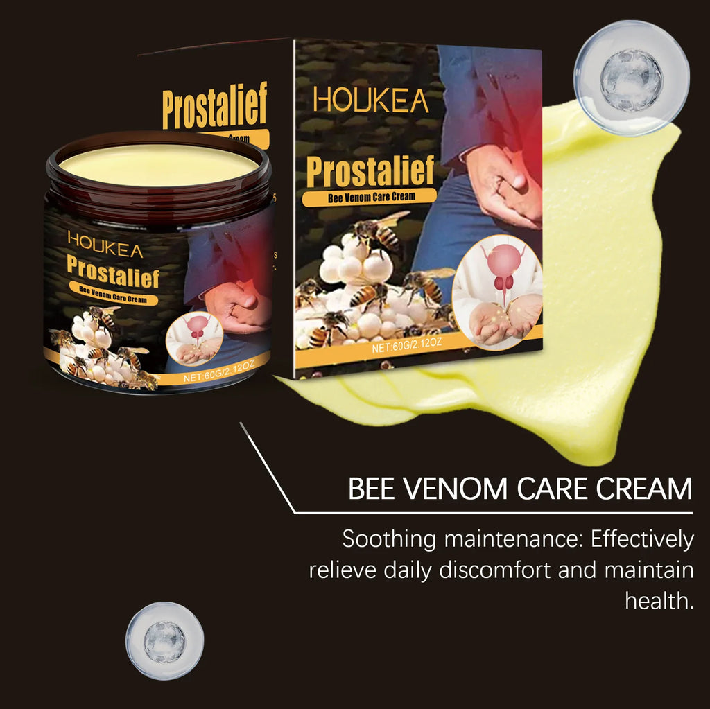 Houkea Bee Venom Man Private Area Care Cream Lasting Sex No Side Effects Soothing Pain Increase Enlarge Penis Treatment Creams Oasis Select