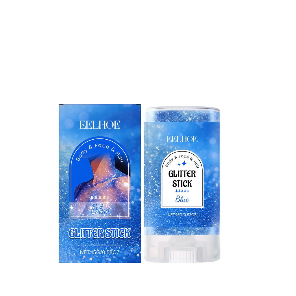 Blue Mermaid Body Glitter Stick – Face, Hair & Body Shimmer