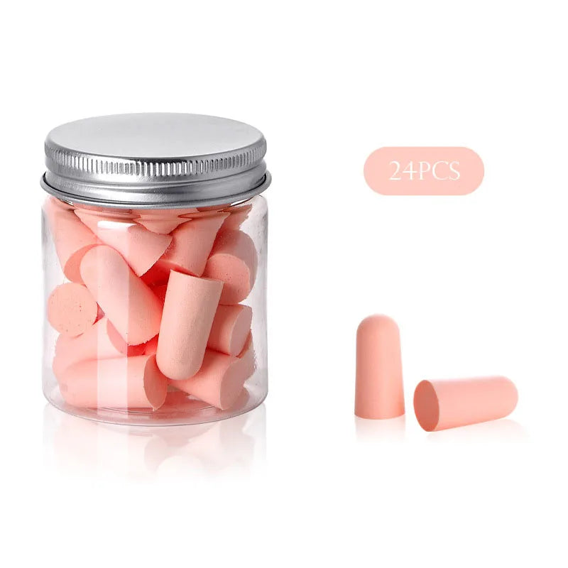 Bullet Foam Earplugs 24/60 Pack – Sleep, Travel & Noise Protection Foam Earplugs Oasis Select 20PCS PINK