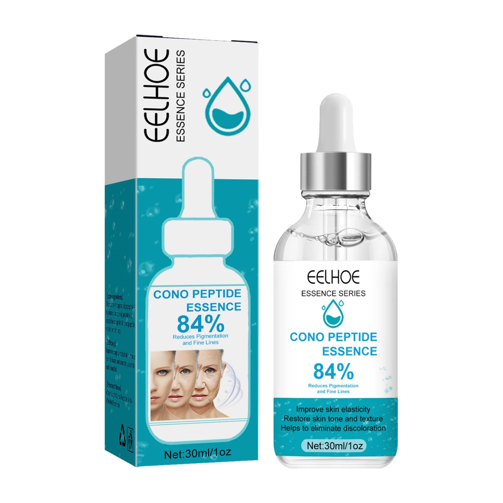 Anti Wrinkle Serum for Face Lift Firming Improve Rough Sagging Tightening Fade Forehead Lines Promote Collagen Age Spots Removal Oasis Select 30ml boxed