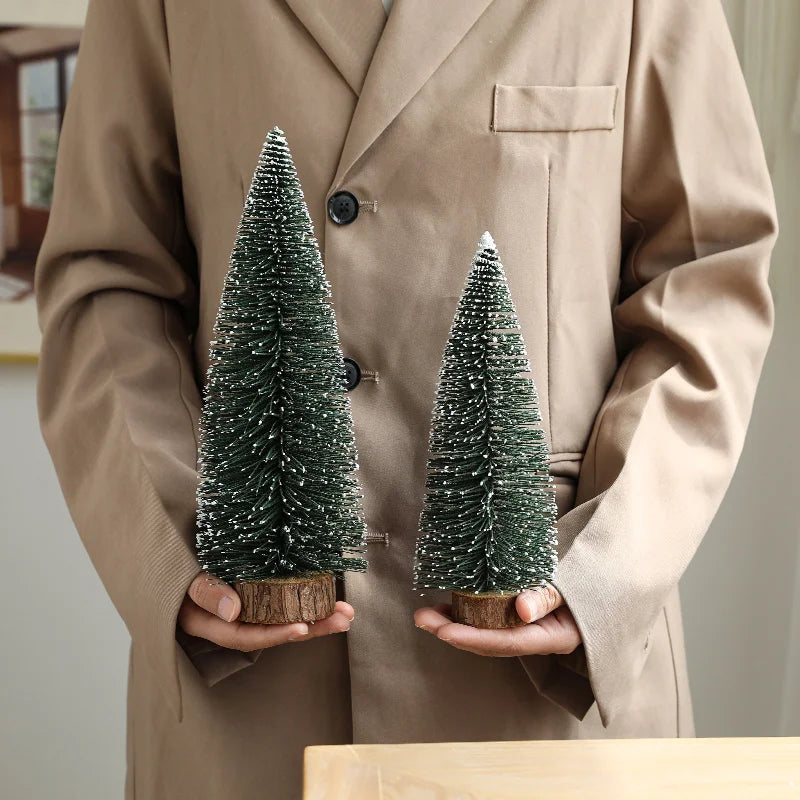 Christmas Decorations Snow Scenes Mini Christmas Trees Office Desks Wine Cabinets TV Cabinets Christmas Decorative Items Oasis Select