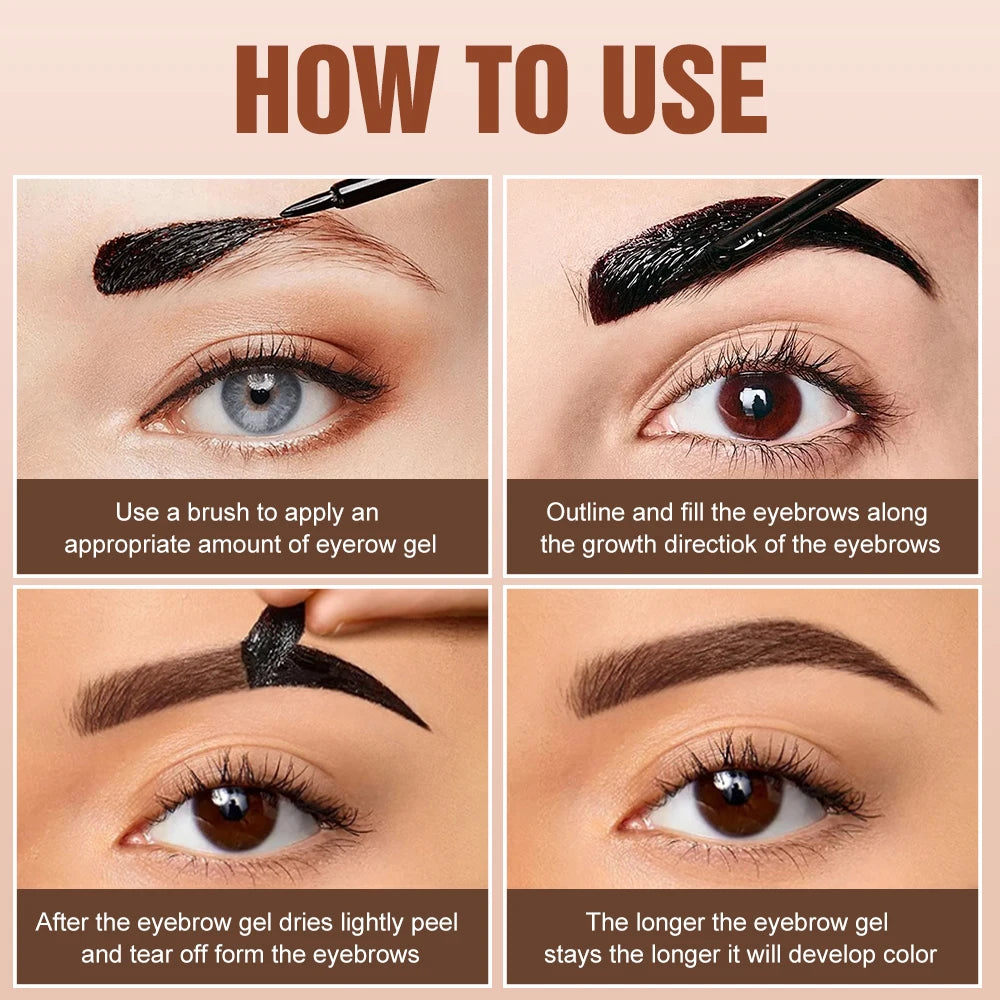 YTRUNS Peel Off Eyebrow Tint Cream – Waterproof Long Lasting