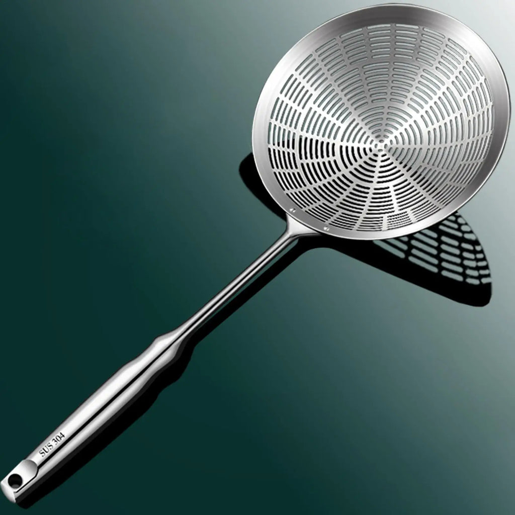 Stainless Steel Frying Spoon Strainer Slotted Kitchen Tool Spider Skimmer for French Fries Dumplings Cooking Home Restaurant Oasis Select