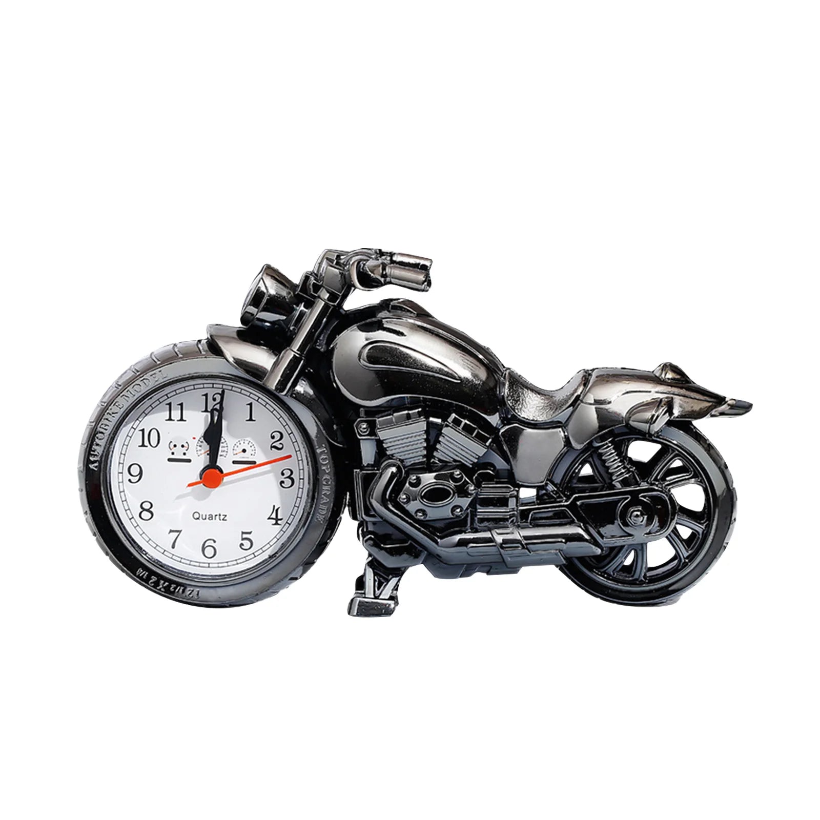 Retro Motorcycle Alarm Clock – Desktop Decor & Novelty Gift Novelty Alarm Clock Oasis Select B One Size