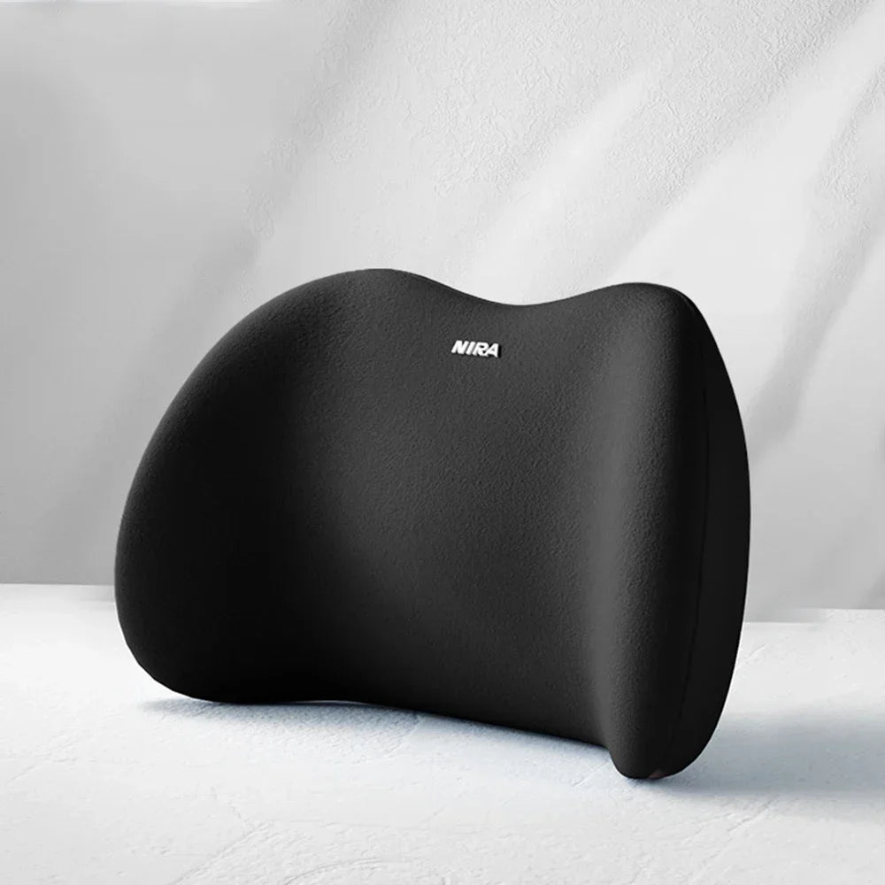 Car Pillow Headrest Neck Pillow Memory Foam Cervical Lumbar Support Car Headrest Back Pad Back Pillow Office Car Interior Acces Oasis Select Black Waist