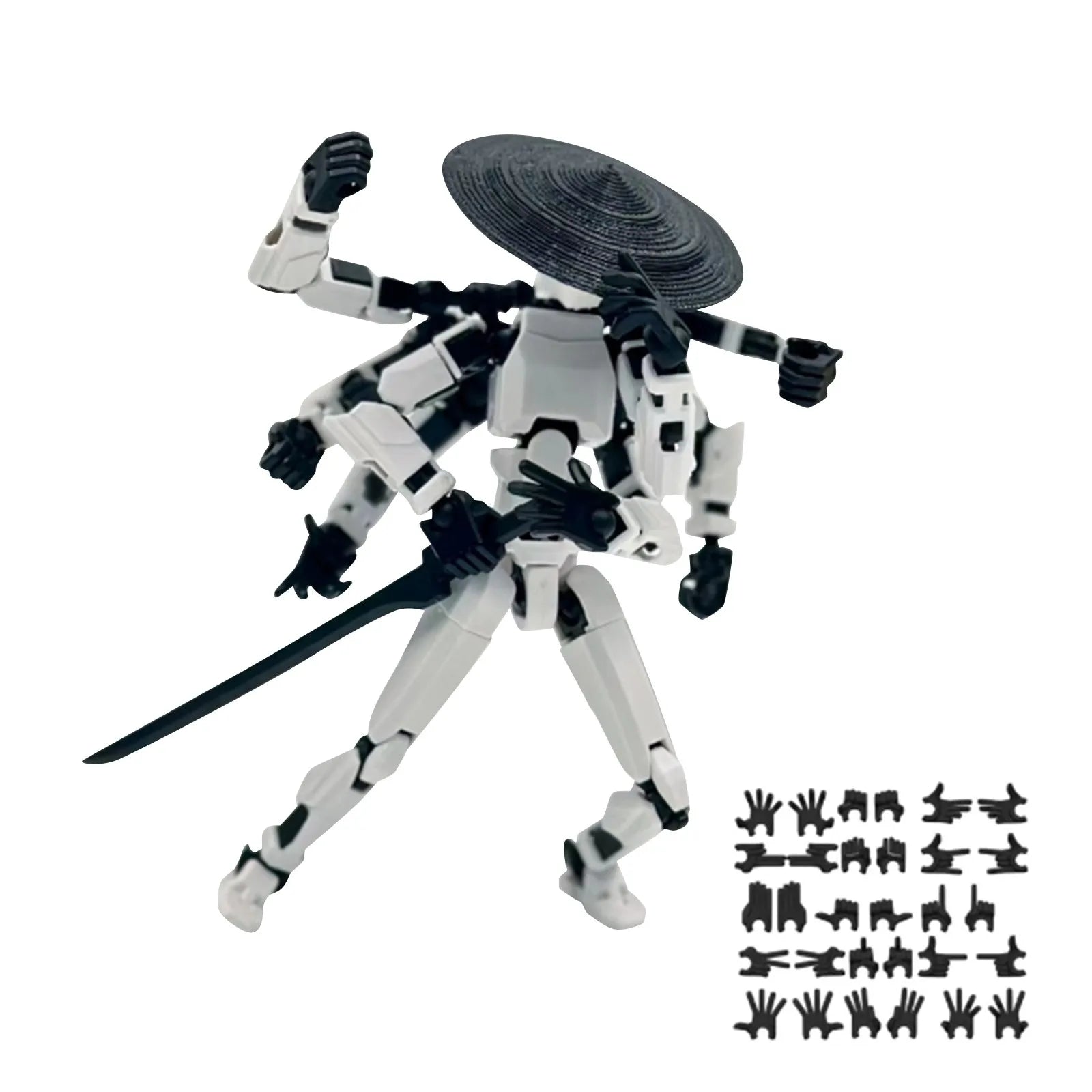 13 Action Figure Model Robotic Full Body Cartoon Character Figure Desktop Decorations 3D Printed Movable Shapeshift Robot Oasis Select F One Size