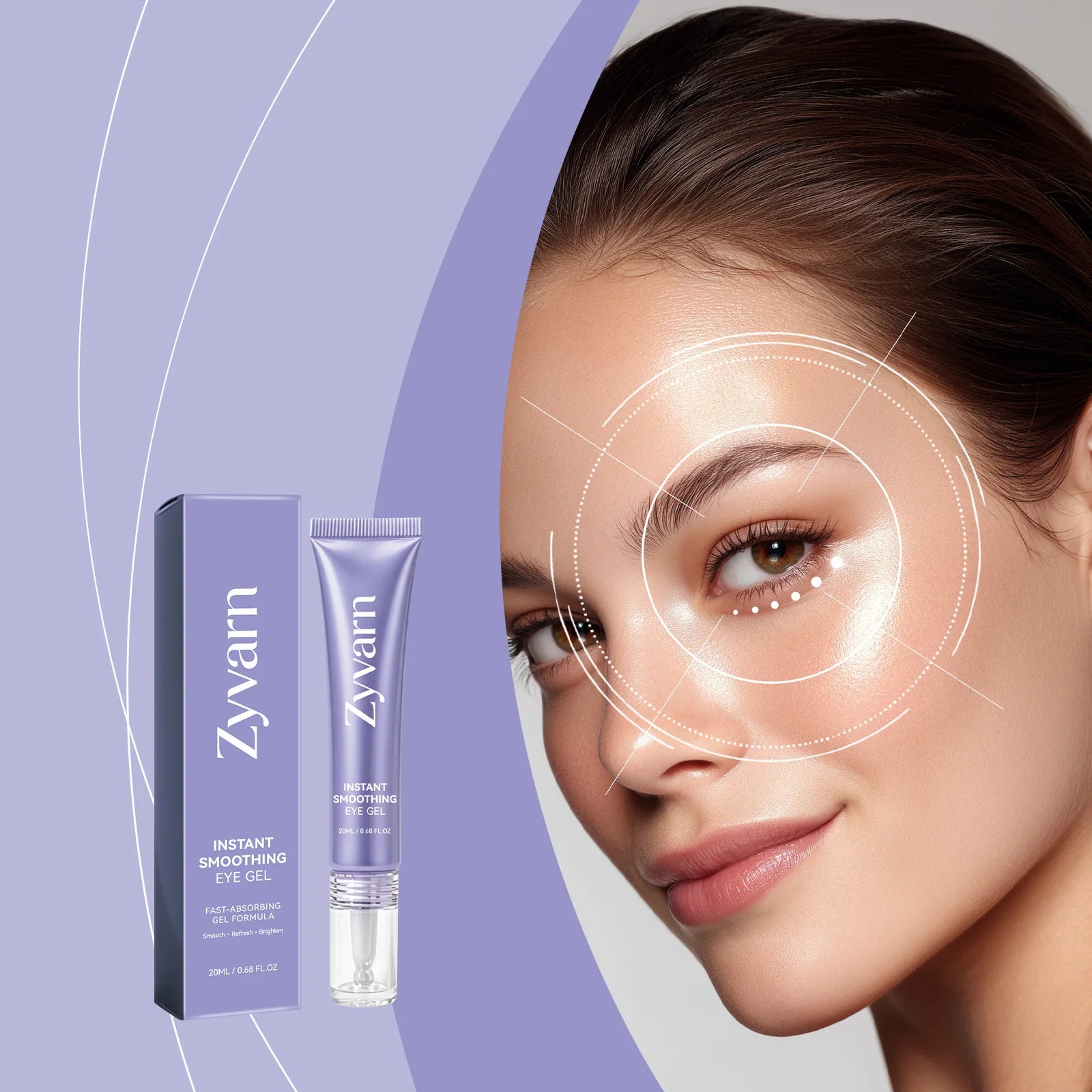ZYVARN Instant Lift Eye Gel – Puffiness, Dark Circles & Wrinkles Eye Gel Treatment Oasis Select